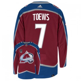 Colorado Avalanche Hockeydrakt Devon Toews 7 Stanley Cup 2022 Adidas Authentic - Herre